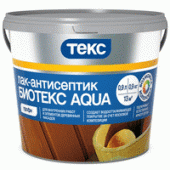 Лак-антисептик ТЕКС Биотекс AQUA класс ПРОФИ рябина (0,9л)