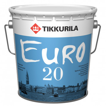 Краска латексная ТИККУРИЛА ЕВРО-20 база А (2,7л)
