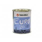 Краска латексная ТИККУРИЛА ЕВРО-20 база С (0,9л)