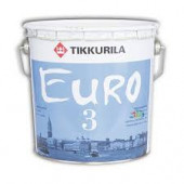 Краска латексная ТИККУРИЛА ЕВРО-3 база А (2,7л)