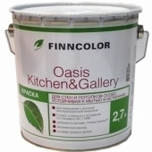 Краска для стен и потолков ФИННКОЛОР OASIS KITCHEN&GALLERY 7 база C (2,7л)