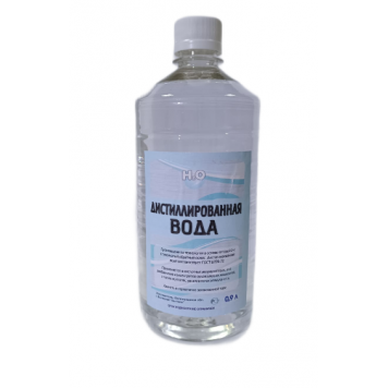 Вода дистиллированная 0.9л 