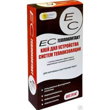 Клей для теплоизоляции ЕС ТЕПЛОКОНТАКТ/25 кг