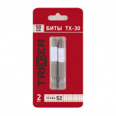 Биты ПРОФИ TORX-30 50мм (2шт) ТРИГГЕР 84976