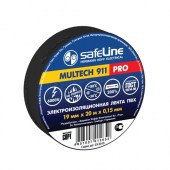 Изолента SAFELINE 19х20мм черная