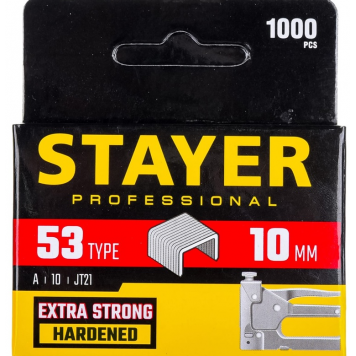 Скобы для степлера 10мм STAYER STANDART тип 53 (3159-10)