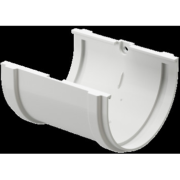 Муфта желоба соединительная DOCKE PREMIUM D120мм (графит) пластик.