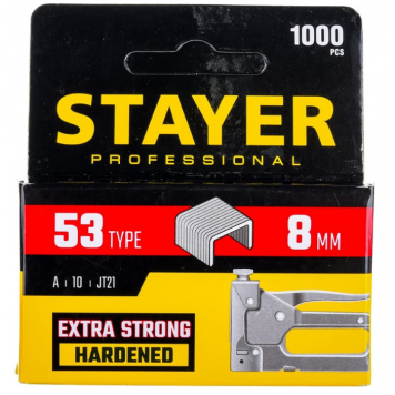 Скобы для степлера 8мм STAYER STANDART тип 53 (3159-08_z02)