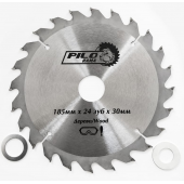 Диск пильный PILORAMA 185 х30/20/16мм Z24 (501824)