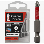 Биты QUADRO TORSION РН-2 50мм (10шт) 410250