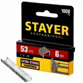 Скобы для степлера 6мм STAYER STANDART тип 53 (3159-06_z02)